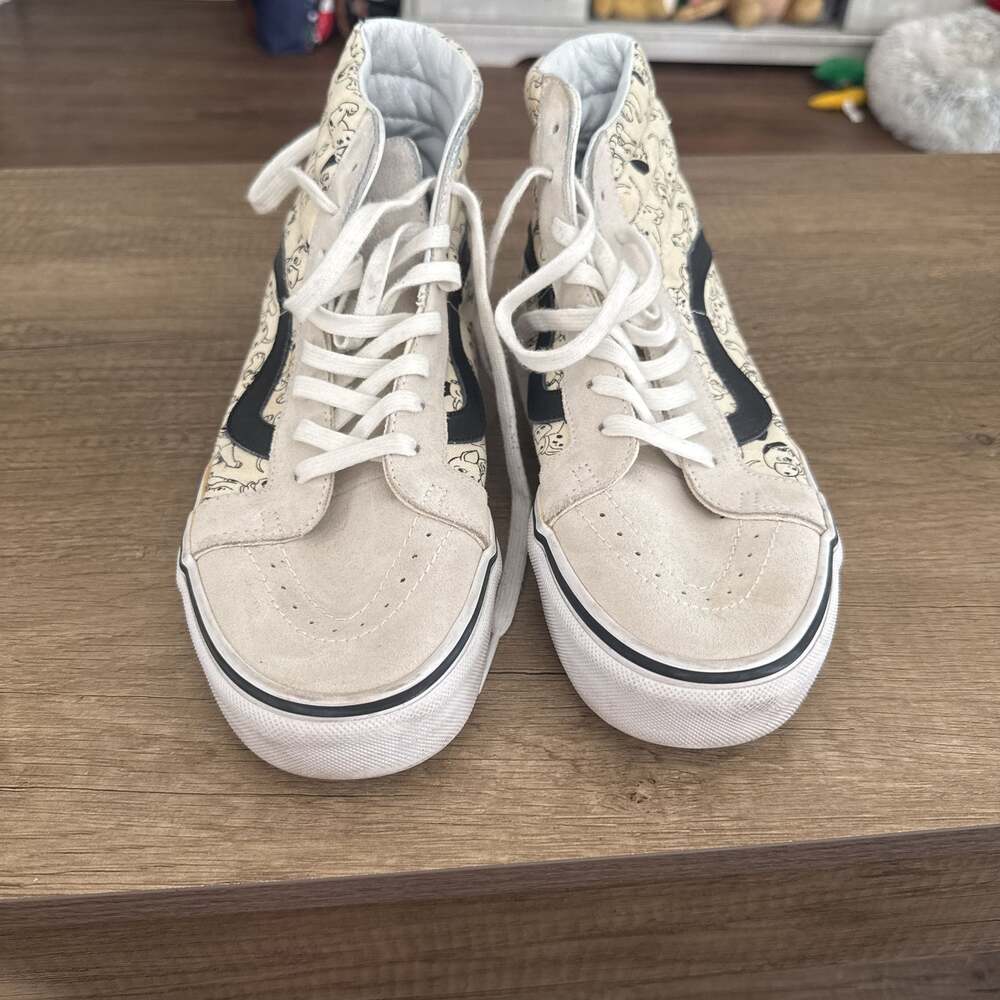 Vans x Disney 101 Dalmatians High Top Sneakers Size 9